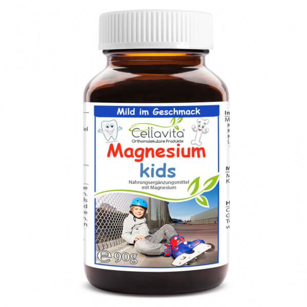 Magnesium kids für Kinder - 90g Pulver im Glas