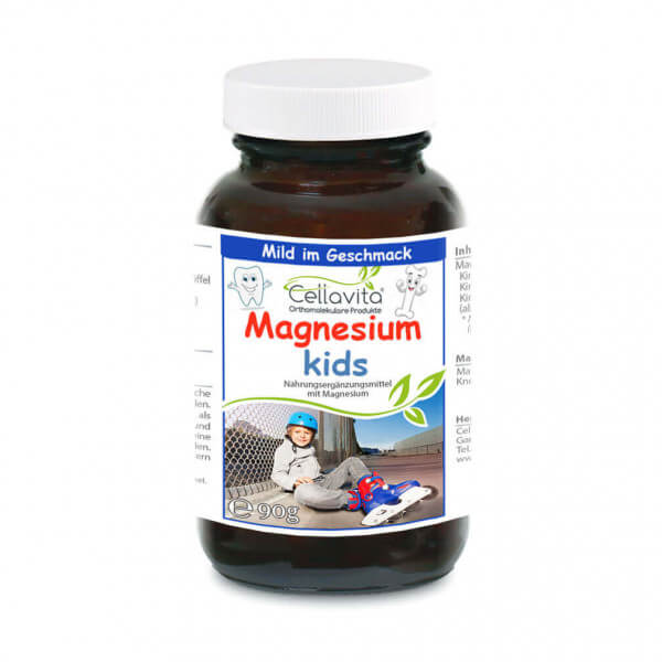 Magnesium kids für Kinder - 90g Pulver im Glas