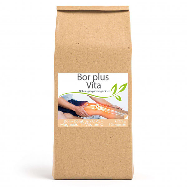 Bor plus Vita 500 Kapseln Vorratsbeutel