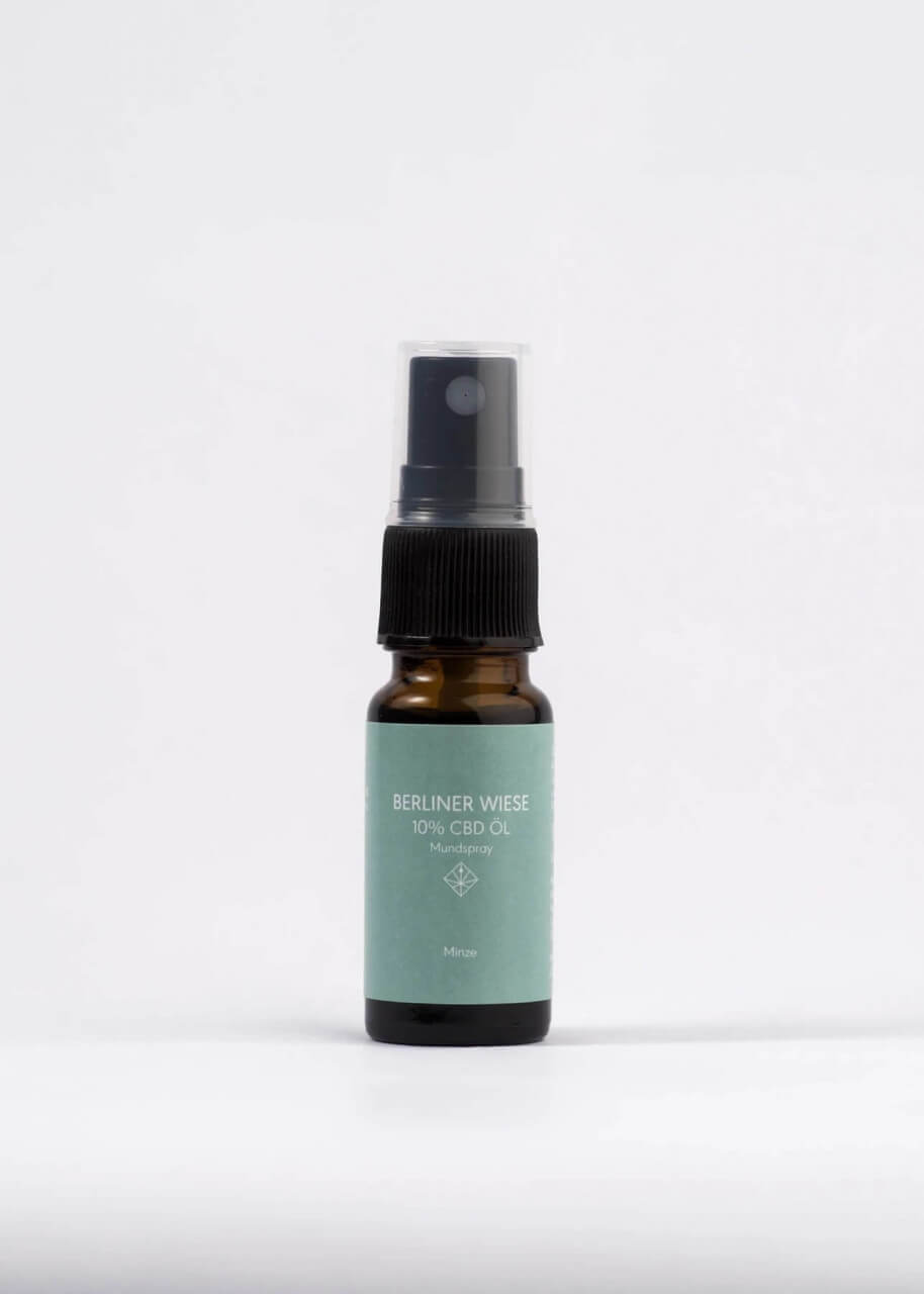 Berliner Wiese Fullspectrum Hanföl MUNDSPRAY Minze 10ml