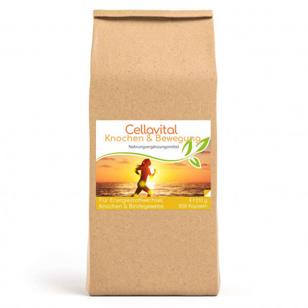 Cellavital® Knochen & Bewegung - 500 Kapseln im Vorratsbeutel