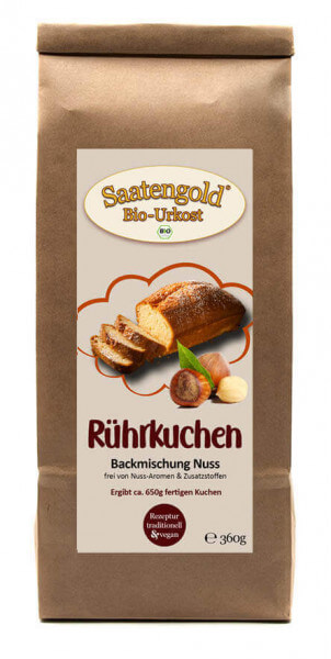 Nusskuchen Backmischung (Bio) Ur-Dinkel hell 360g