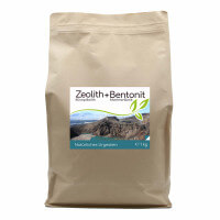 Premium Zeolith + Bentonit 1kg Pulver im Vorratsbeutel