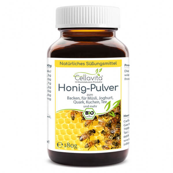 Honig-Pulver (Bio) 180g im Glas