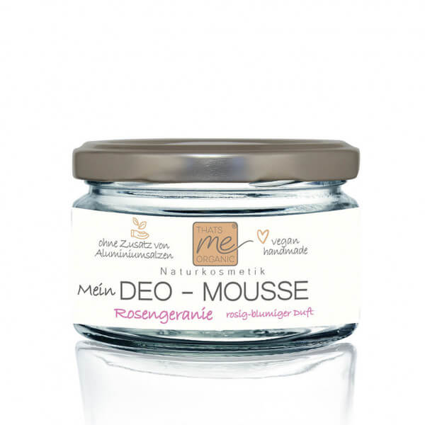 Deo-Mousse Rosengeranie -ohne Aluminium- Naturkosmetik Bio 50ml