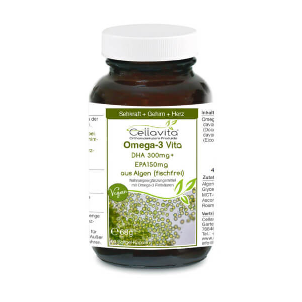 Omega-3 Vita DHA-EPA Kapseln (fischfrei) 60 Kapseln