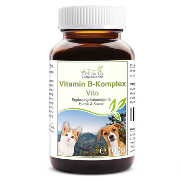 Vitamin B-Komplex - 100g für Hunde & Katzen