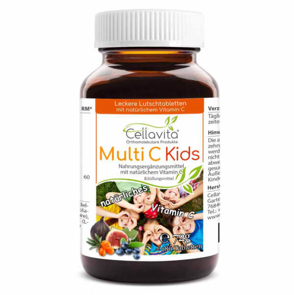 Multi C kids für Kinder 3-Monatsvorrat 180 Tabletten im Glas