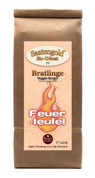 Bratlinge - Veggieburger "Feuerteufel" für 14 Bratlinge