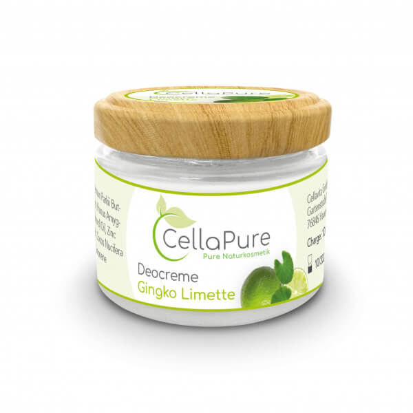 CellaPure Deocreme Gingko Limette - 30 ml