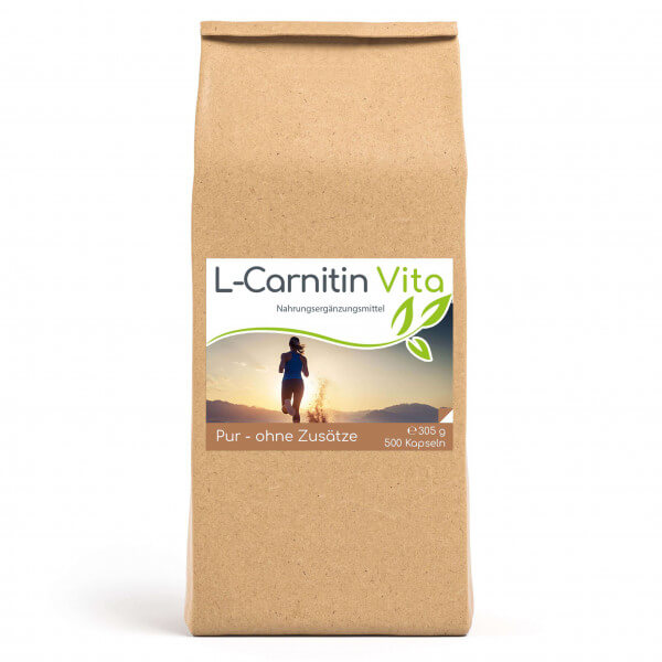 L-Carnitin Vita 500 Kapseln im Vorratsbeutel