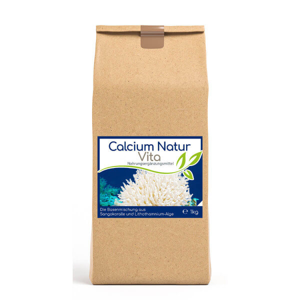 Calcium Natur Vita - 8-Monatsvorrat - 1kg Vorratsbeutel