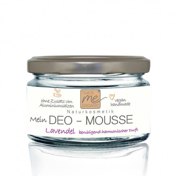 Deo-Mousse Lavendel - Deo wie Creme ohne Aluminium Naturkosmetik Bio 50ml vegan