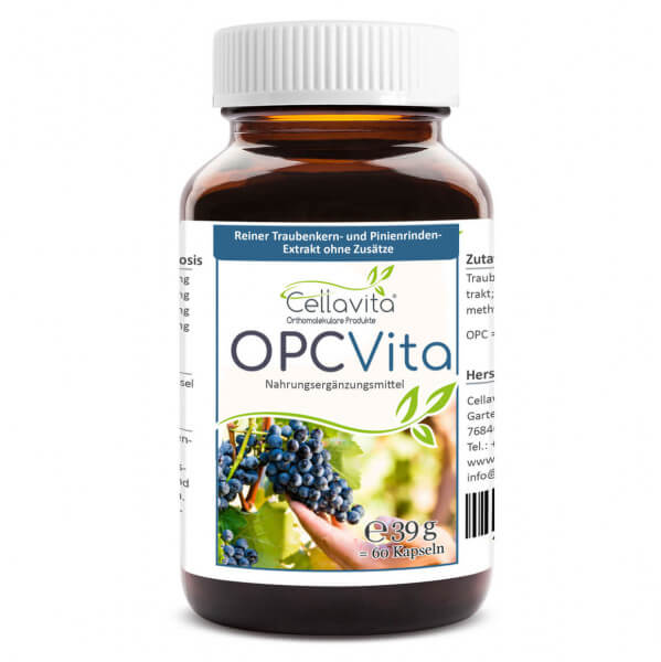 OPC Vita 60 Kapseln 2-Monatsvorrat | Traubenkern- und Pinienrinden-Extrakt