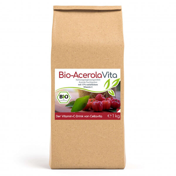 Acerola Vita (Der Vitamin-C-Drink) 1000g Pulver Vorratsbeutel