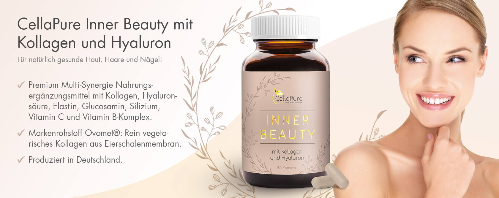 https://www.cellavita.de/gesundheit/nahrungsergaenzung/inner-beauty-kollagen/cellapure-inner-beauty-mit-kollagen-und-hyaluron-180-kapseln?c=493