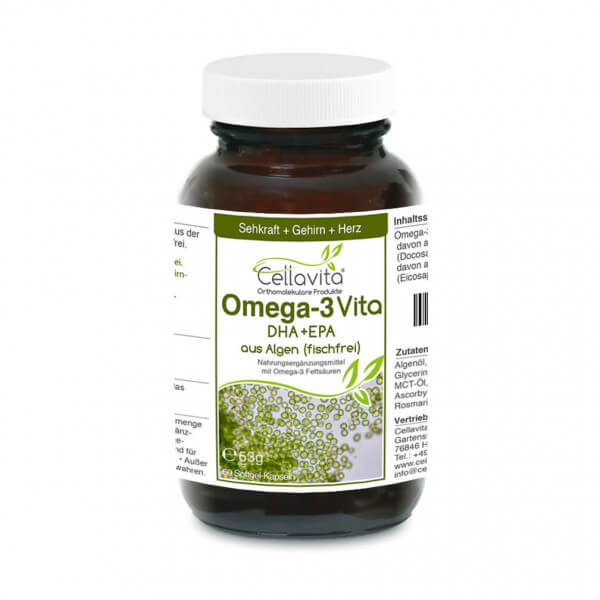 Omega-3 Vita DHA-EPA Kapseln (fischfrei) 60 Kapseln