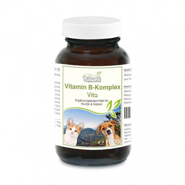 Vitamin B-Komplex - 100g für Hunde & Katze